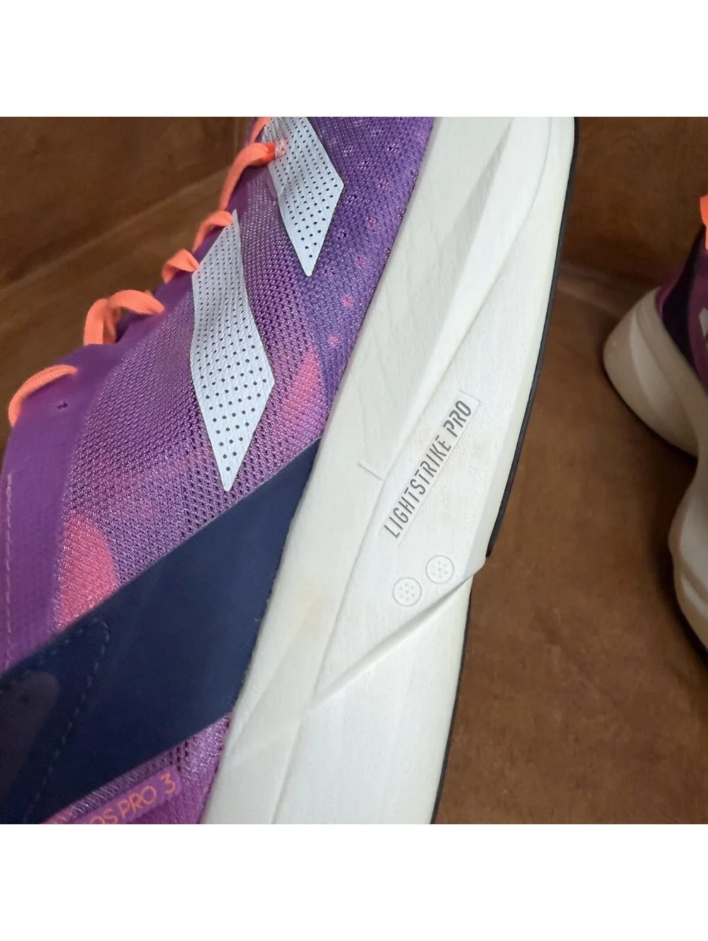Adidas Adizero Adios Pro 3 Pulse Lilac Purple Shoes Mens Size 13 Sneakers GY8411